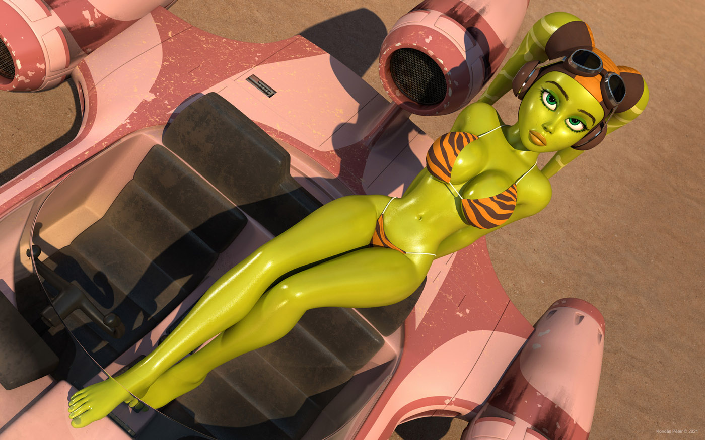 Hera Syndulla in sexy bikini